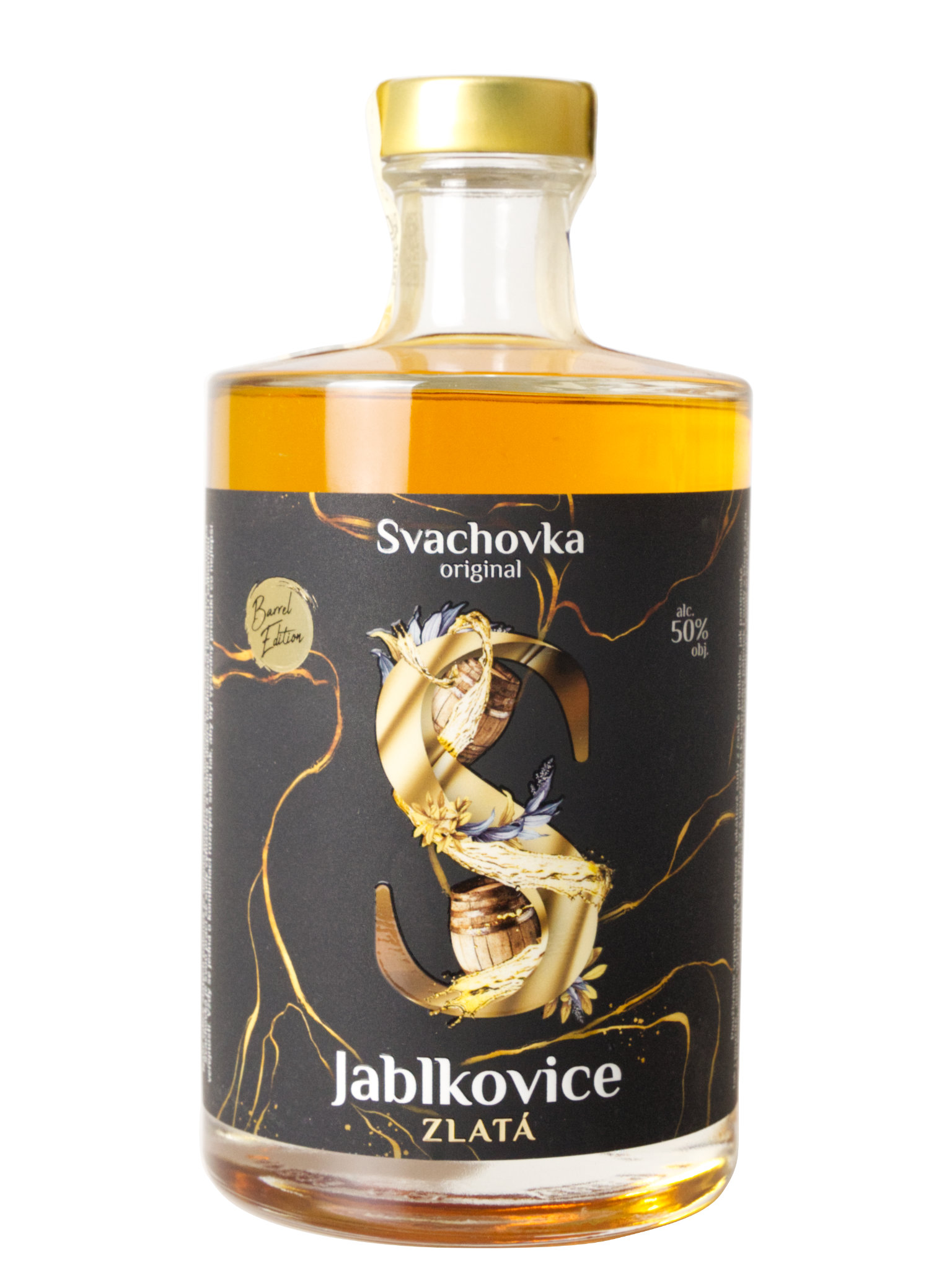 Destilérka Svach (Svachovka) Zlatá Jablkovice Svach 50% 0,5l