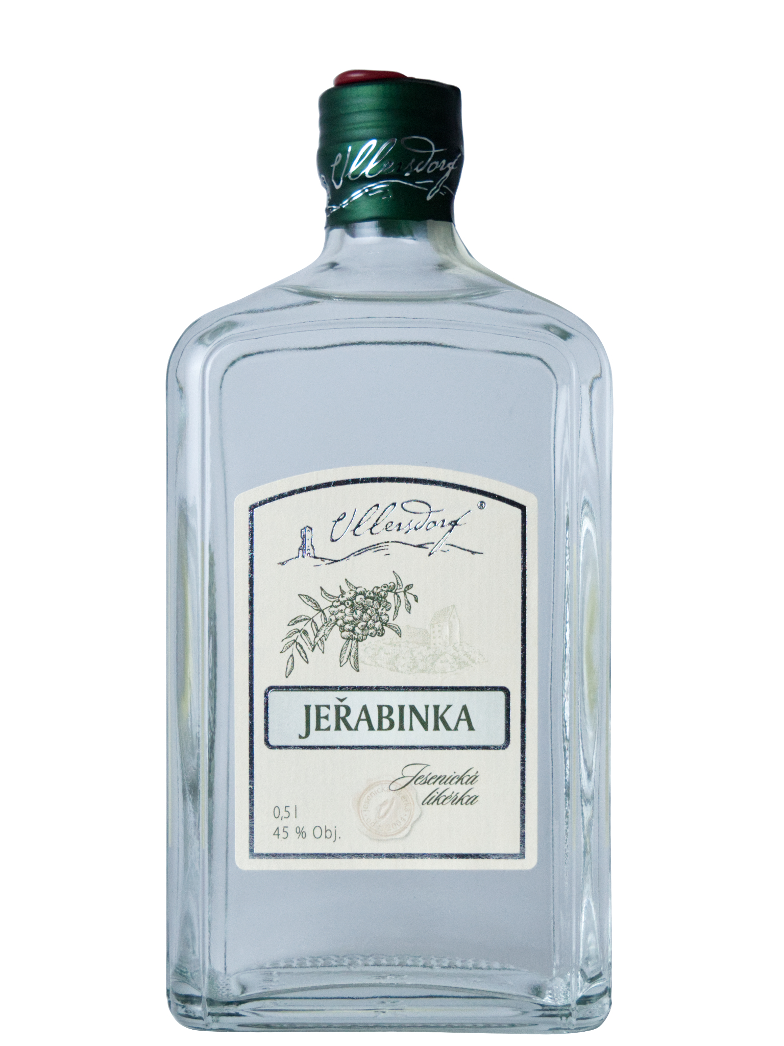 Ullersdorf - likérka a destilerie Ullersdorf Jeřabinka 45% 0,5l