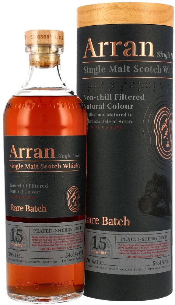 Arran 15y Rare Batch Peated Sherry Butt 0.7l