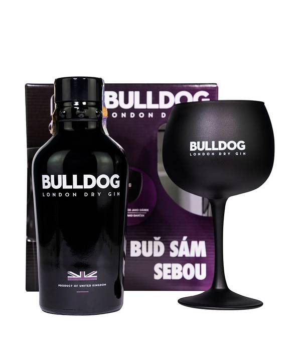 Bulldog Gin 40% 0,7 l (dárkové balení 1 sklenice)