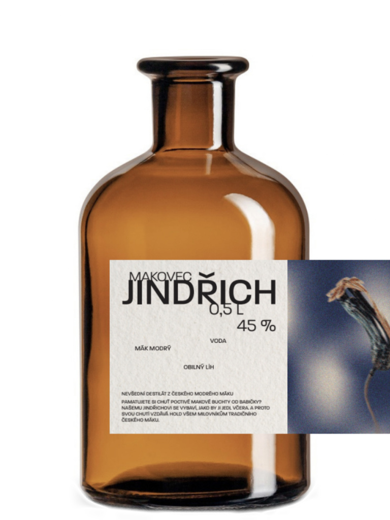Šafránka Distillery Šafránka JINDŘICH Makovec 42% 0,5l