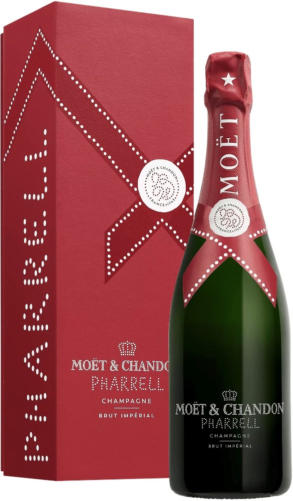 Moet & Chandon Pharrell Williams červený box 0.75l