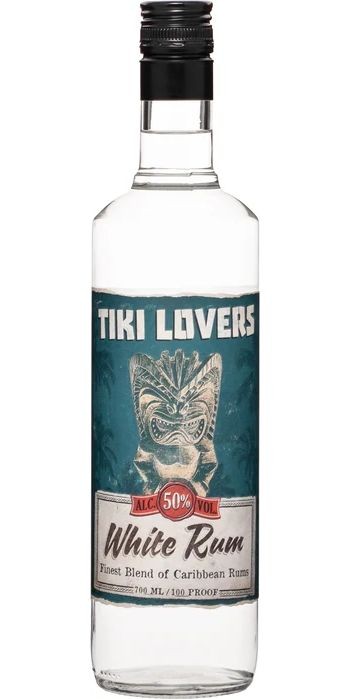 Tiki Lovers 100 Proof White Rum 0.7l