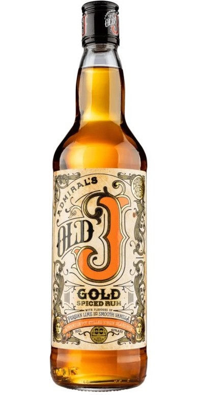 Old J GOLD Spiced Admiral Vernons 0.7l