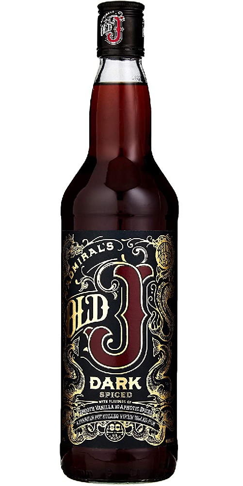 Old J DARK Spiced Admiral Vernons 0.7l