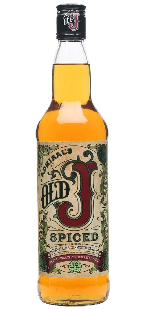 Old J ORIGINAL Spiced Admiral Vernons 0.7l