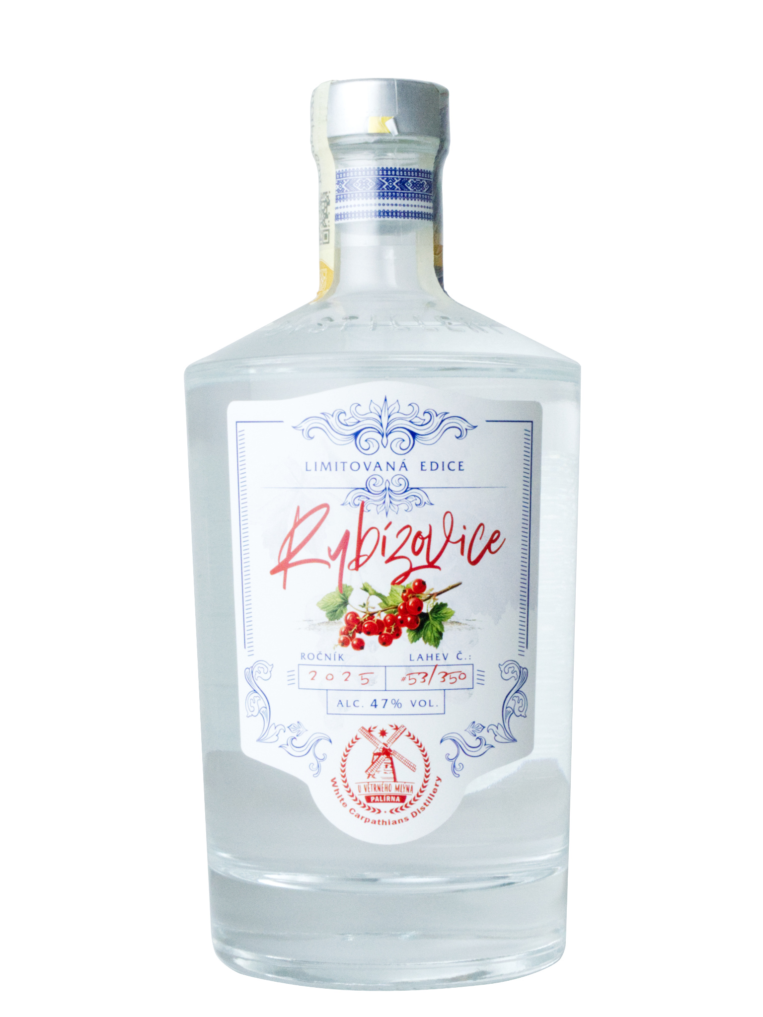 Palírna Kuželov (U větrného mlýna) Horňácká Rybízovice 47% 0,5l