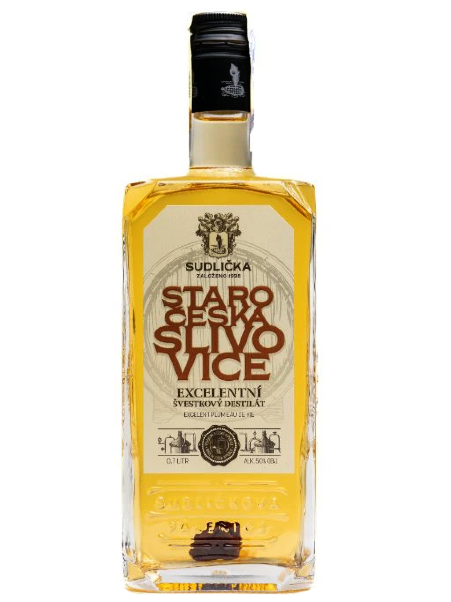 Sudličkova pálenice Sudličkova Staročeská Slivovice 50% 0,7l