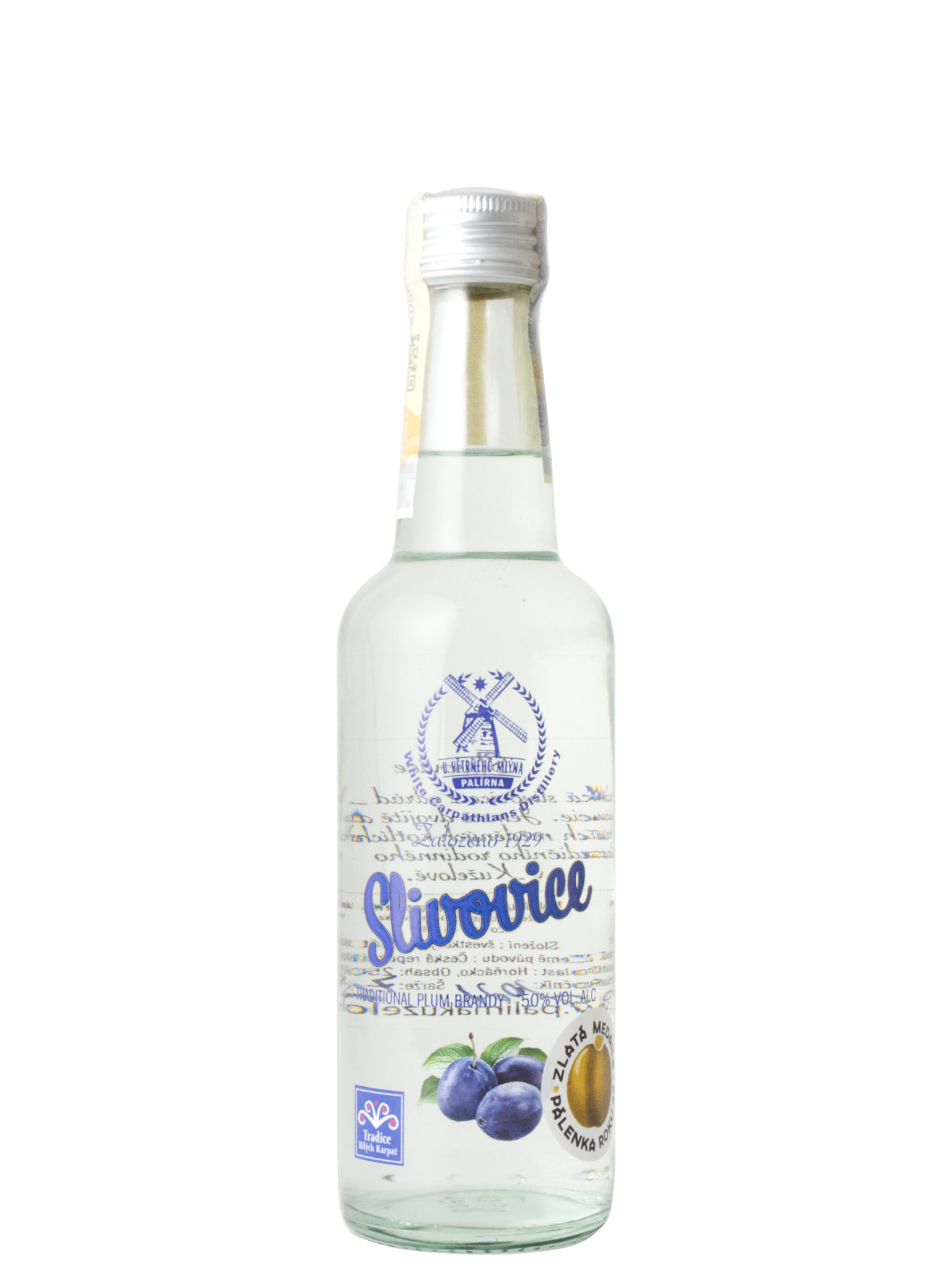 Palírna Kuželov (U větrného mlýna) Horňácká Slivovice z Kuželova 50% 0,25l