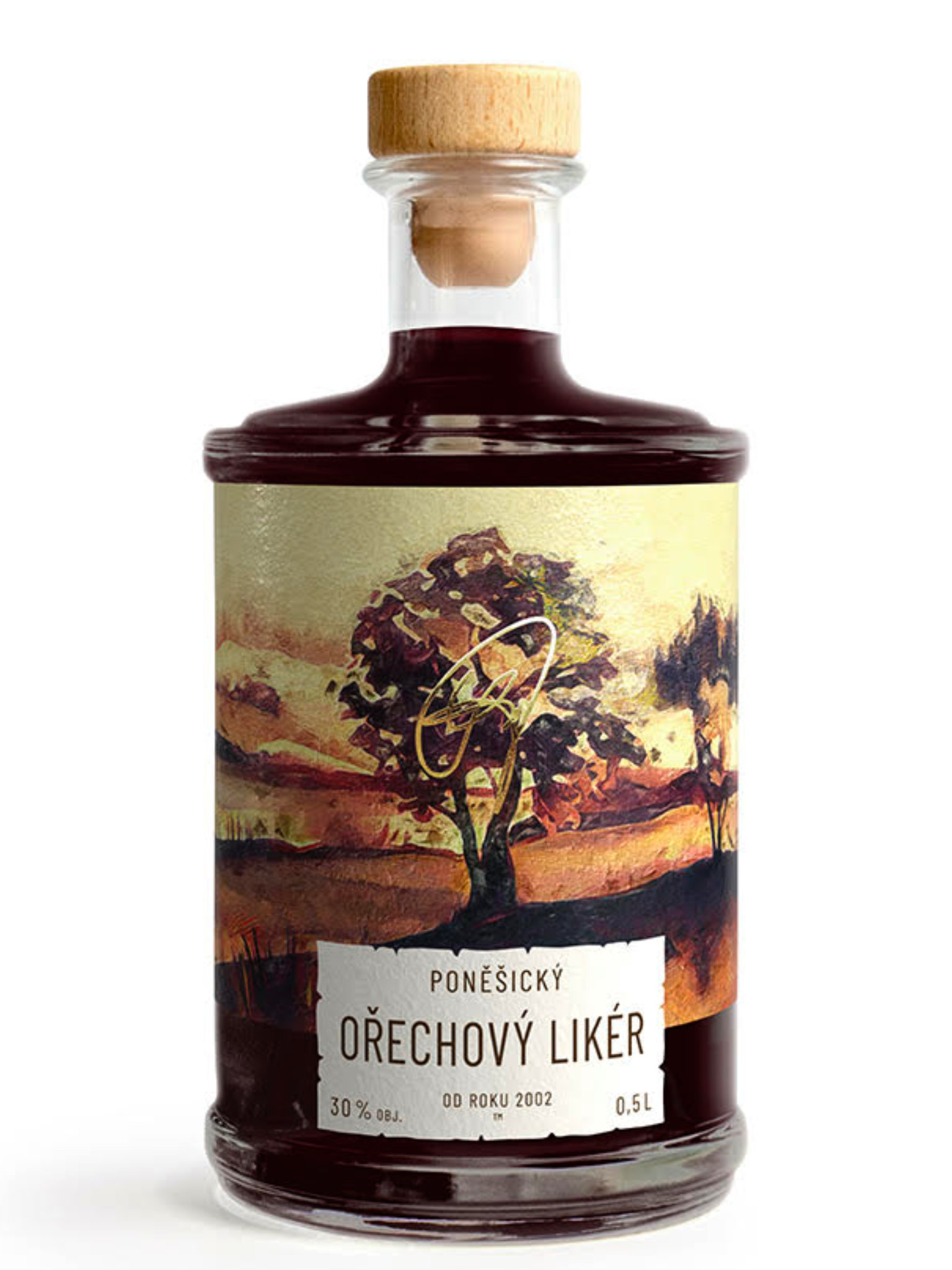 Lihovar Poněšice Poněšická Ořechovka 30% 0,5l