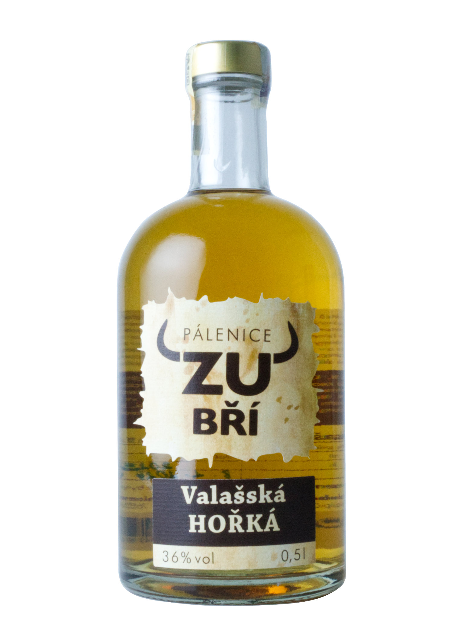 Pálenice Zubří Zubří Valašská Hořká 36% 0,5l