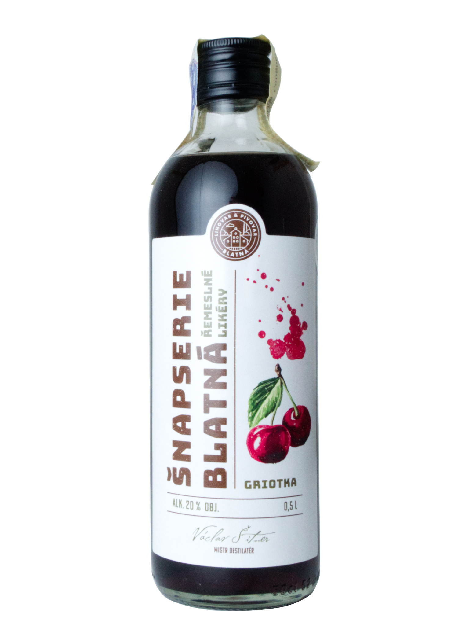 Zámecký ovocný lihovar Blatná Šnapsérie Griotka 20% 0,5l