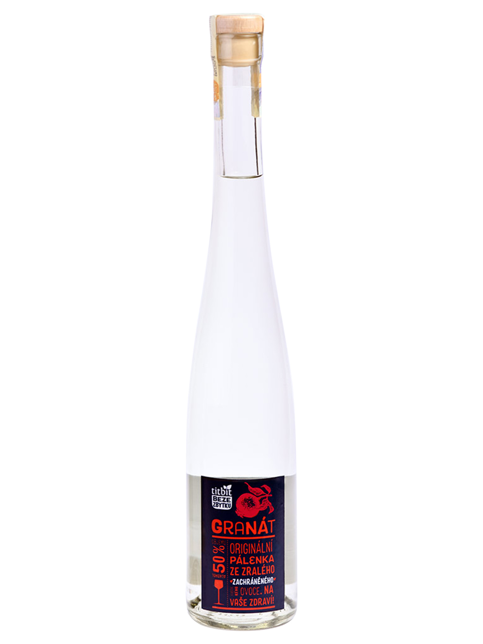 Titbit Pálenka - granátové jablko 50% 0,5l