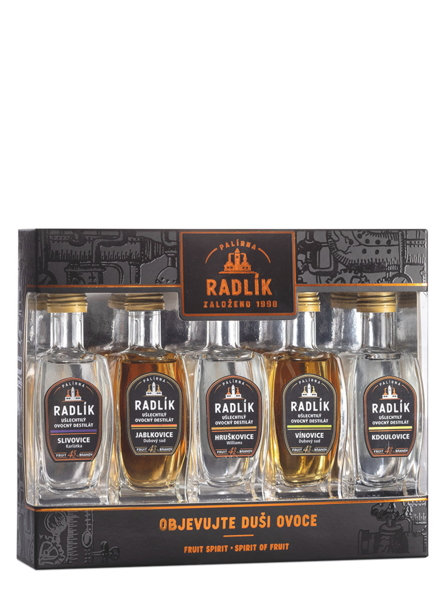Palírna Radlík Radlík Dárkový set 5 x 50ml