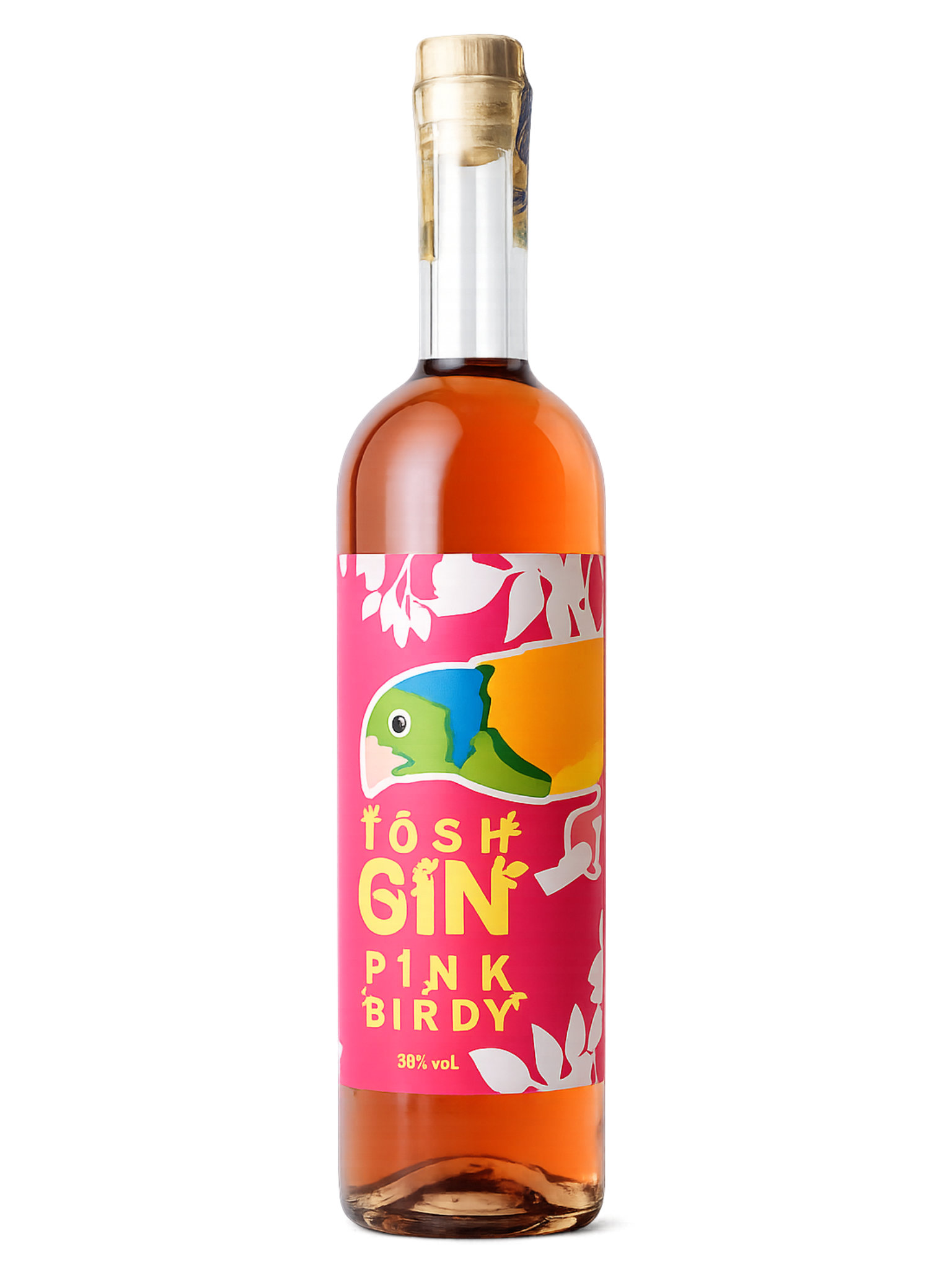 TŌSH Distillery Olomouc Tōsh Pink Birdy gin 38% 1l