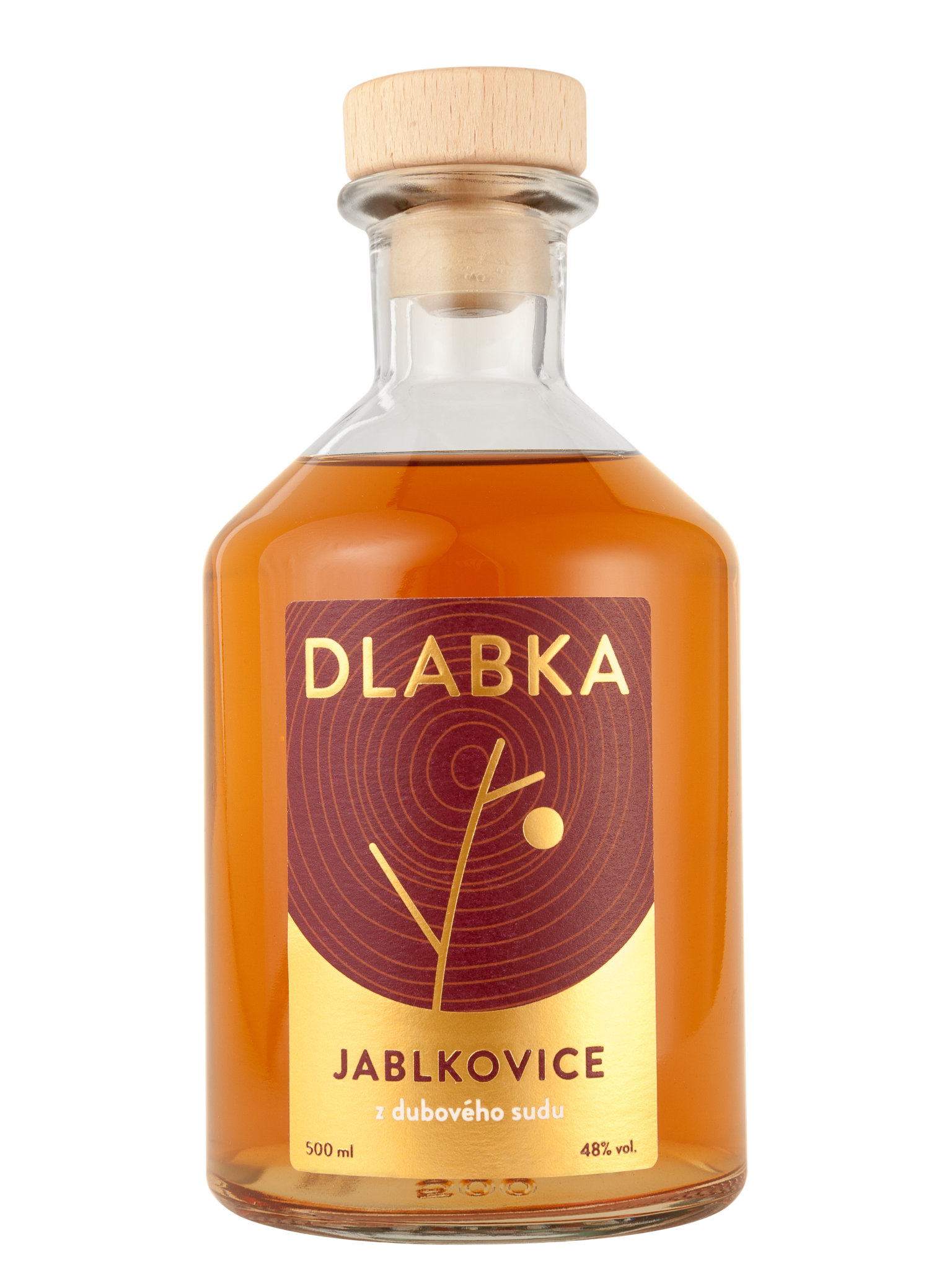 Dlabka Jablkovice ze sudu 45% 0,5l