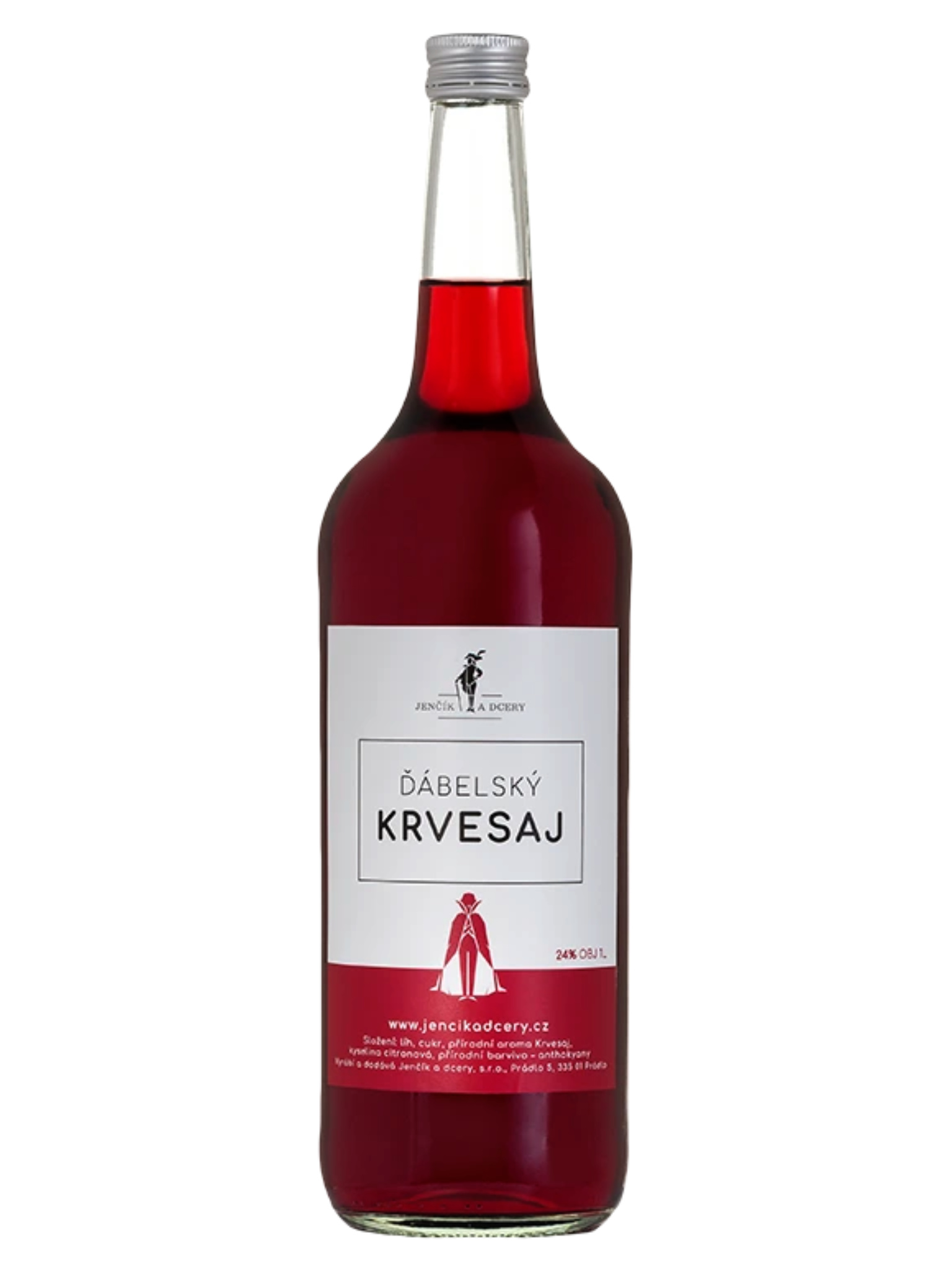 Jenčík Ďábelský Krvesaj 24% 0,5L ďábelská láhev