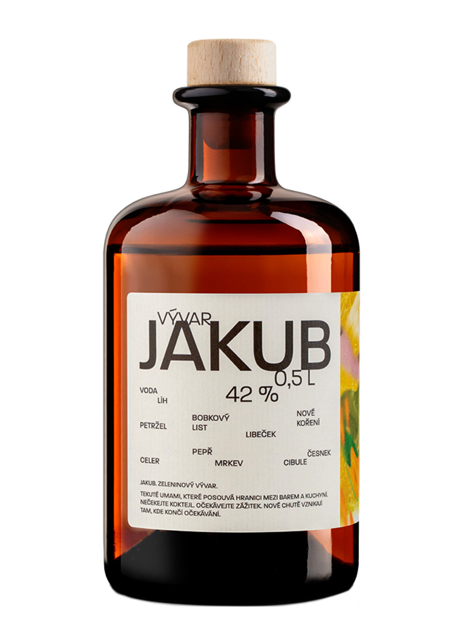 Šafránka Distillery Šafránka JAKUB vývar 42% 0,5l, foto produktu