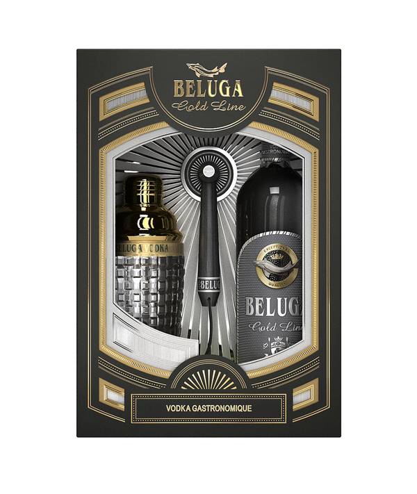 Beluga Gold Line Shaker Gift Box