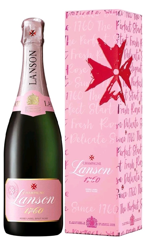 Lanson rosé v krabičce 0.75l