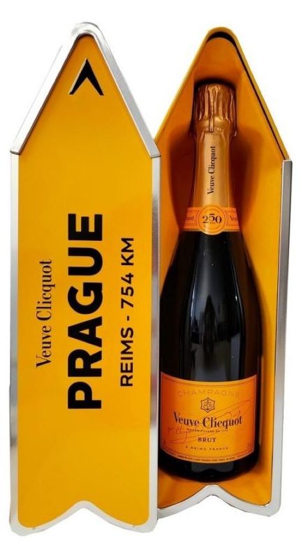 Veuve Clicquot Ponsardin blanc Arrow Magnet Prague 0.75l