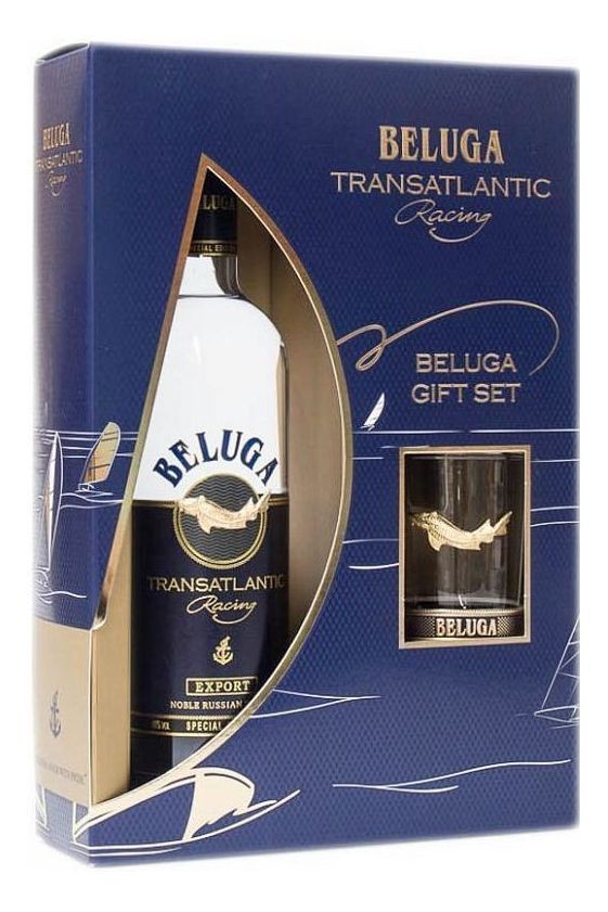 Vodka Beluga Transatlantic + 1sklo gB 40%0.70l