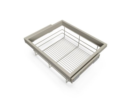 Výsuvný úložný koš HACK,  560-594x434x140 mm, kamenná šedá