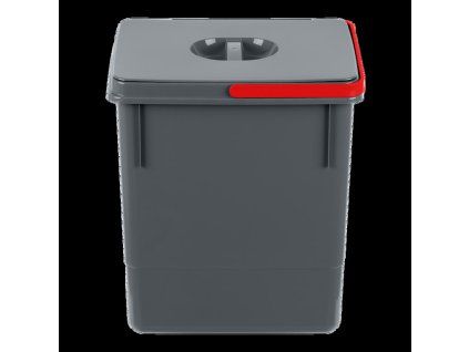 Odpadkový koš 15 l, antracit, červený