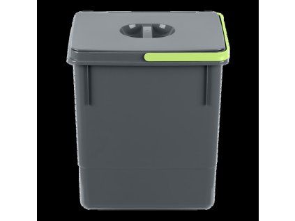 Odpadkový koš 15 l, antracit, zelený