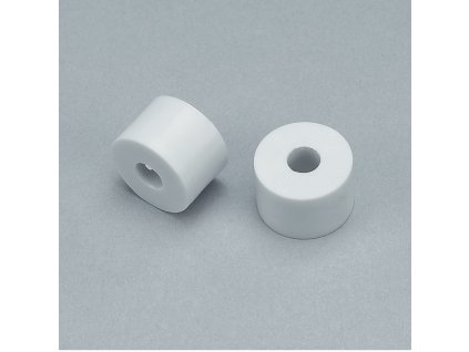 distanční podložka k šatním košům - průměr 15x10 mm, šedý plast