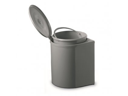 14215 odpadkovy kos kulaty 1x12 l bily plast
