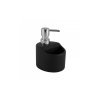 Dávkovač saponátů keramický YOGO černá mat/Cr