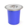 Odpadkový koš do pracovní desky s nerezovým víkem, 5l, prům. 240 mm, plast