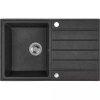 Laveo FRONTIS 790BL 1,5 dřez, 790x490x190, granit černý