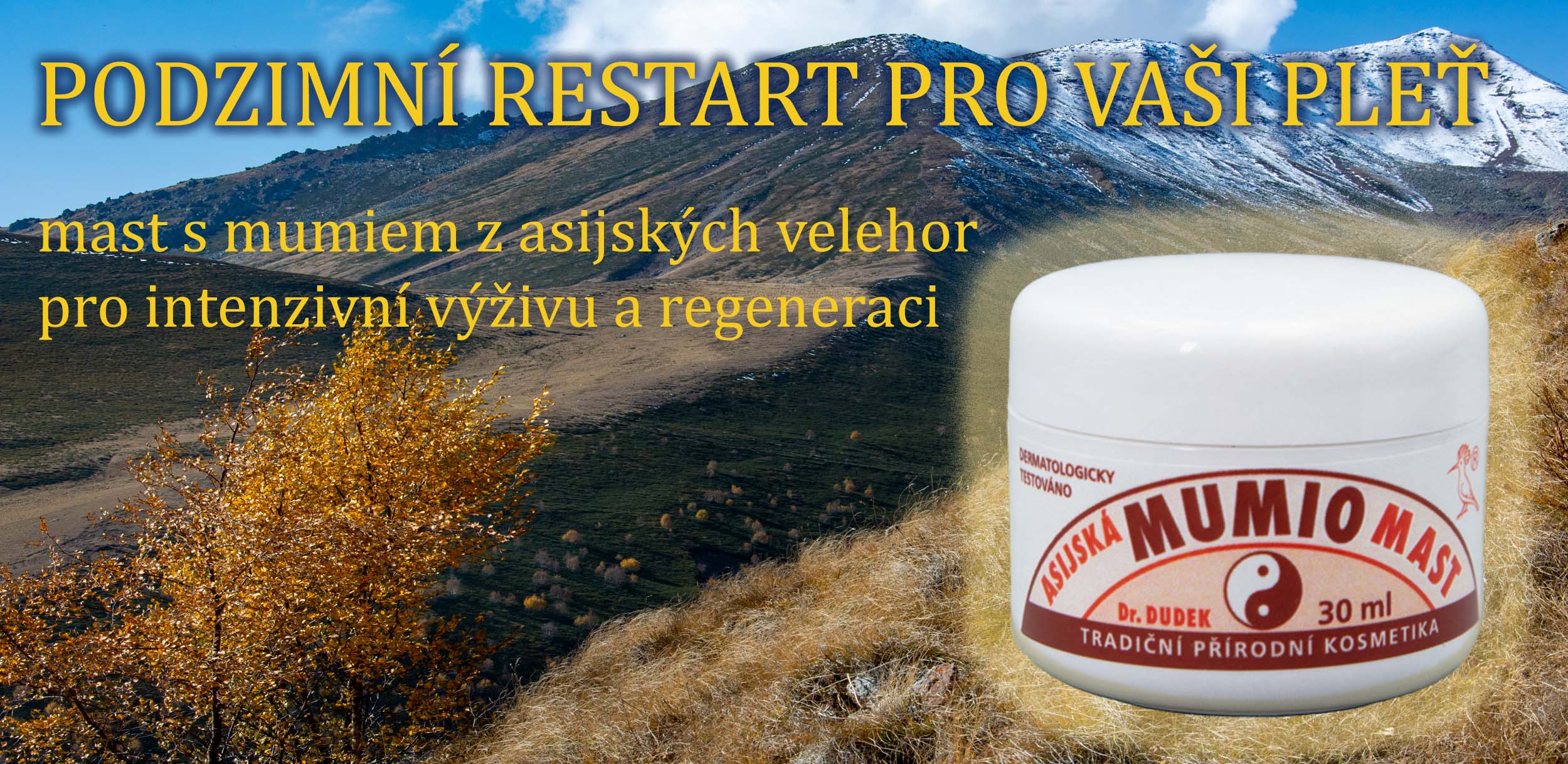 Podzimní Intenzivní výživa pleti - Asijská mumiomast
