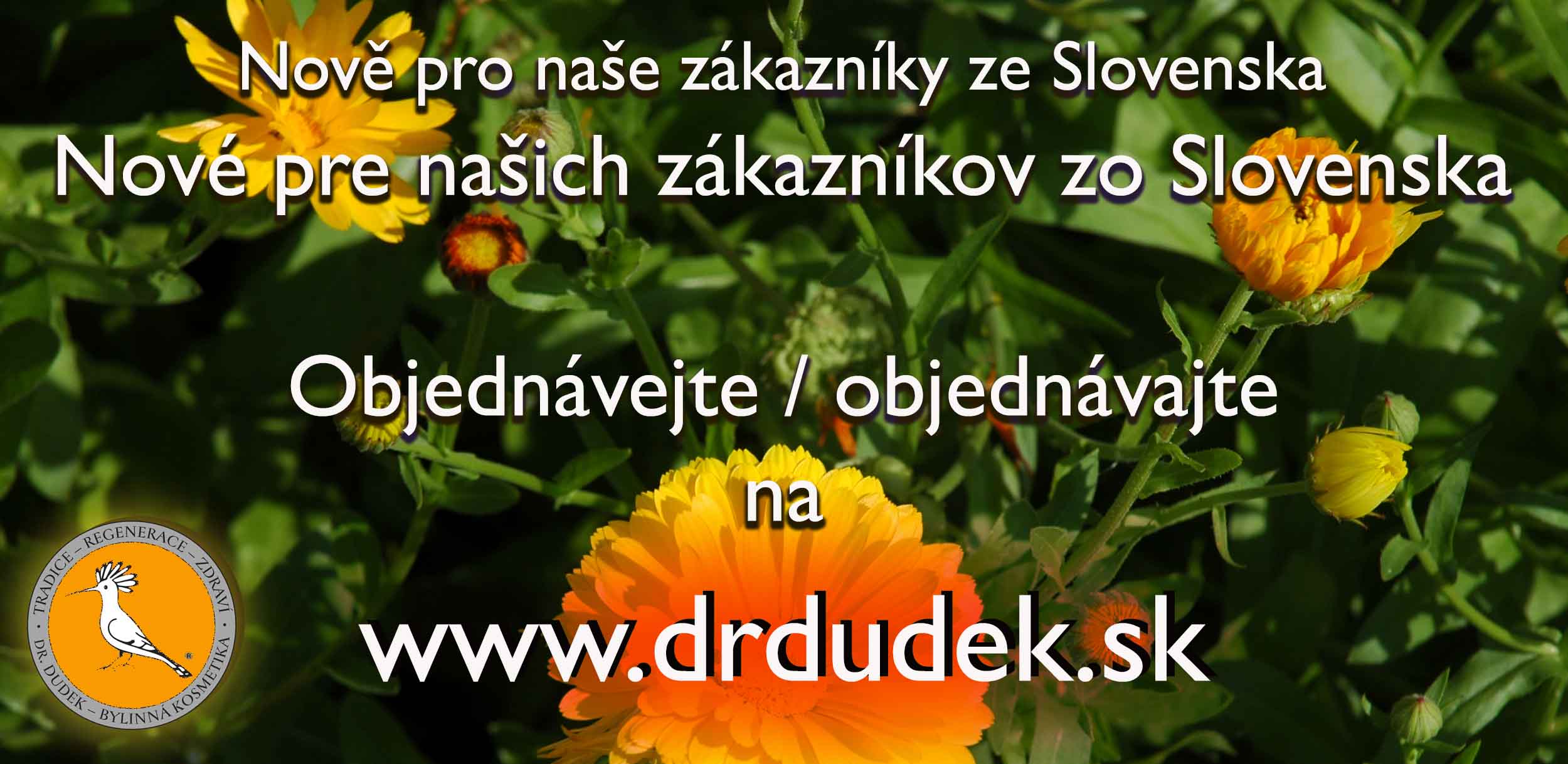 Ze Slovenska nově objednávejte na www.drdudek.sk