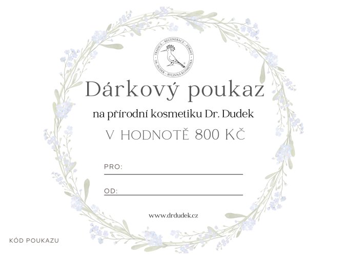 Poukaz na 800 Kč