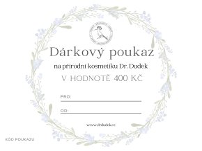 Poukaz na 400 Kč