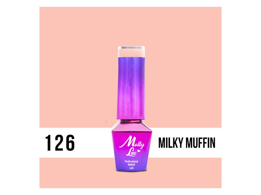 13028 1 gel lak molly lac yoghurt milky muffin 5ml nr 126