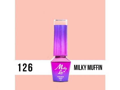 GEL LAK Molly Lac Yoghurt Milky Muffin 5ml Nr 126