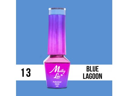 GEL LAK Molly Lac - Cocktails & Drinks - Blue Lagoon 5ml Nr 13