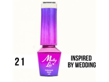 GEL LAK Molly Lac WEDDING YES, I DO INSPIRED BY WEDDING 5ml Nr 21