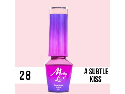 GEL LAK Molly Lac WEDDING YES, I DO A SUBTLE KISS 5ml Nr 28