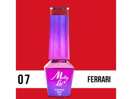 GEL LAK Molly Lac Glamour Women Ferrari 5ml Nr 7