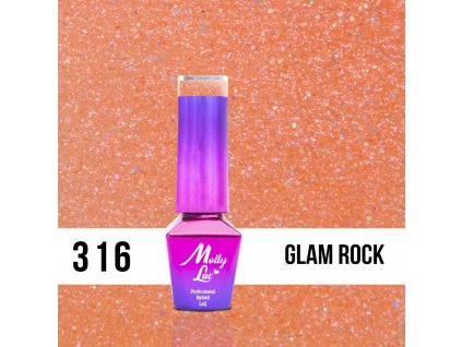 lakier hybrydowy molly lac fantasyland glitter glam rock 5 ml nr 316 (2)