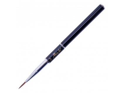 pedzel pedzelek do zdobien czarny mollylac nail art brush 10 mm nr 3