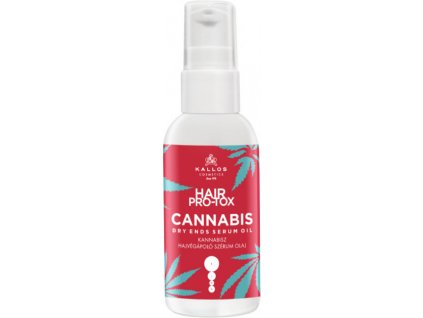 kallos konopne serum na suche konecky vlasu pro tox cannabis dry ends serum oil 50 ml 14766975123812