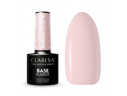 RubberBASE 4, baza kauczukowa, manicure hybrydowy