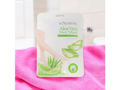 Maska na nohy vyživujúca s ALOE VERA v