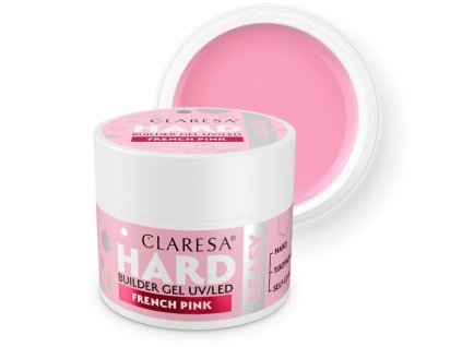 Claresa FRENCH PINK HARD&EASY Stavebný Gel UV/LED – 45 g